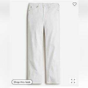 J. Crew '90s classic straight-fit jean in white wash*
